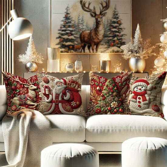 Christmas Cushion Cover Set